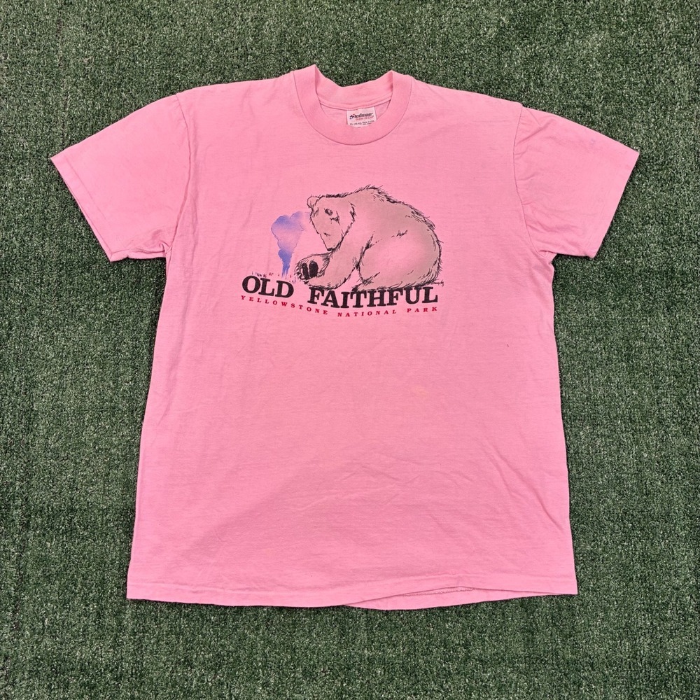 Vintage 90s Nature Yellowstone National Park Bear T-shirt